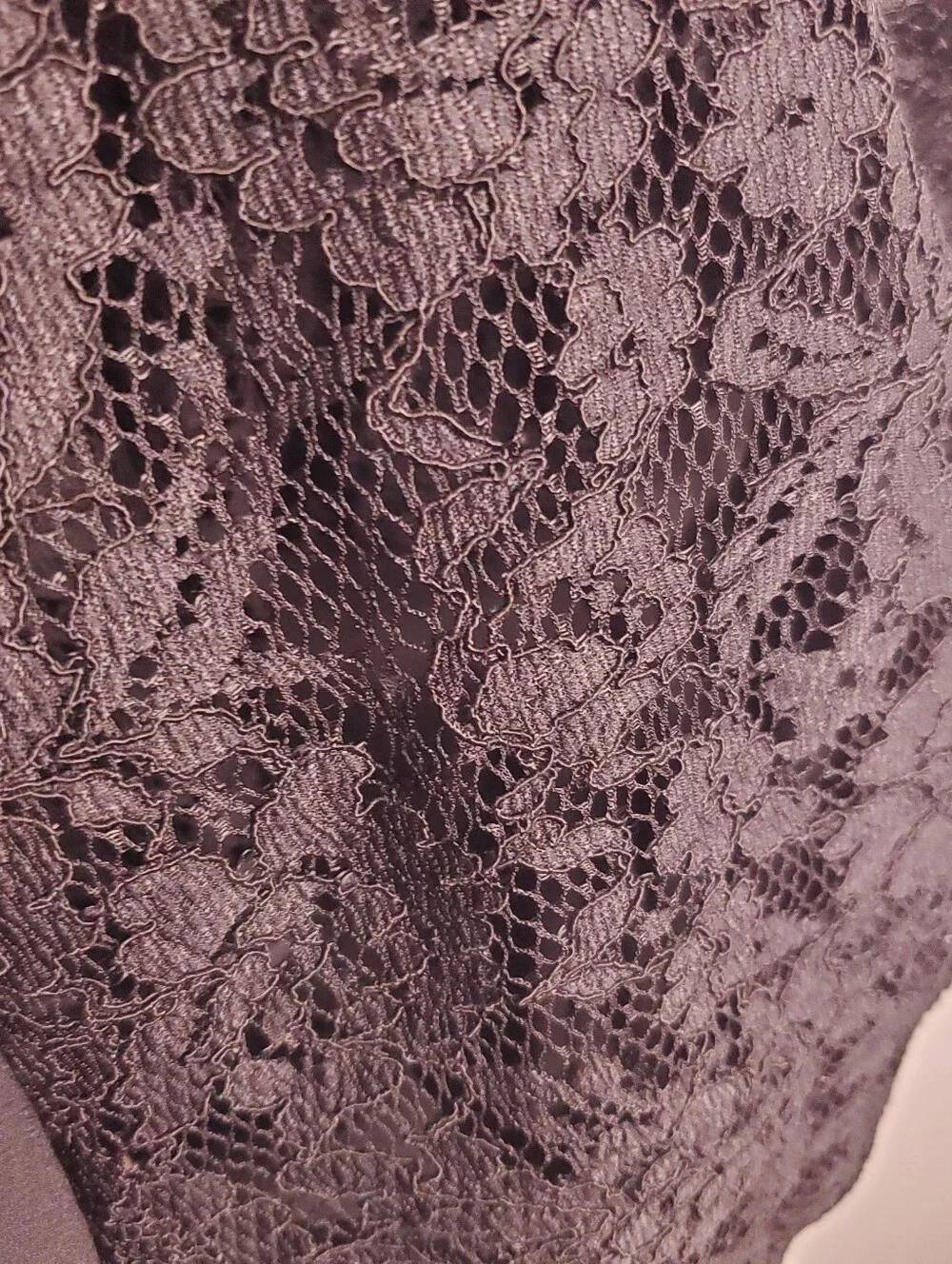 Tory Burch Women's Black Bovary Lace A Line Dress in Black Size 6